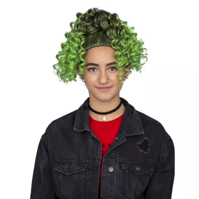 Adult Womens Eliza Zombie Costume Accessory Green Deluxe Wig