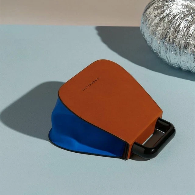 Fashion Women Handbag Unique Cover Closure Small Flap Shape Multi Color Handle