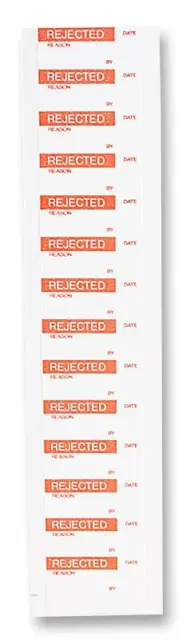 Étiquette Rejected 350 Paquet - 7827314