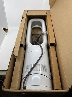 Dyson AM09 Hot & Cool Jet Focus Fan Heater With Remote - White/Silver