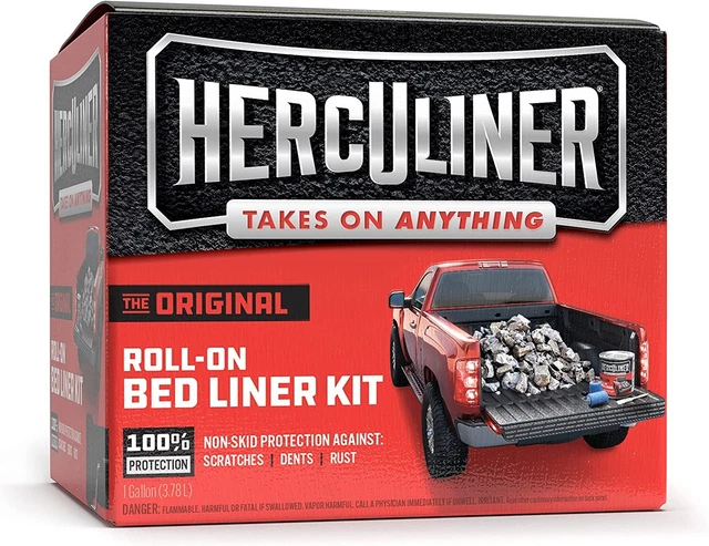 New ​Herculiner HCL1B8 Brush-on Bed Liner Kit
