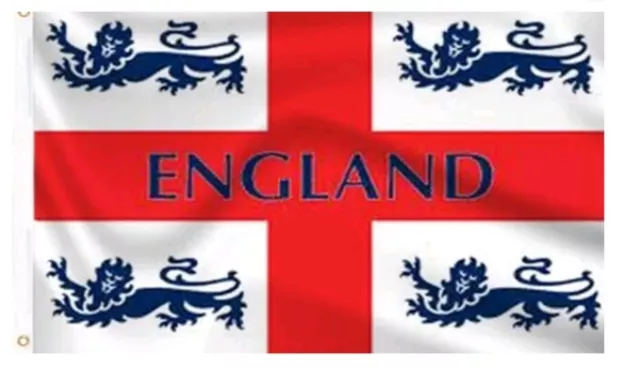 ENGLAND WORLD CUP 2024 FLAG 5ftx3ft FOOTBALL RUGBY CRICKET SUPPORTERS St George