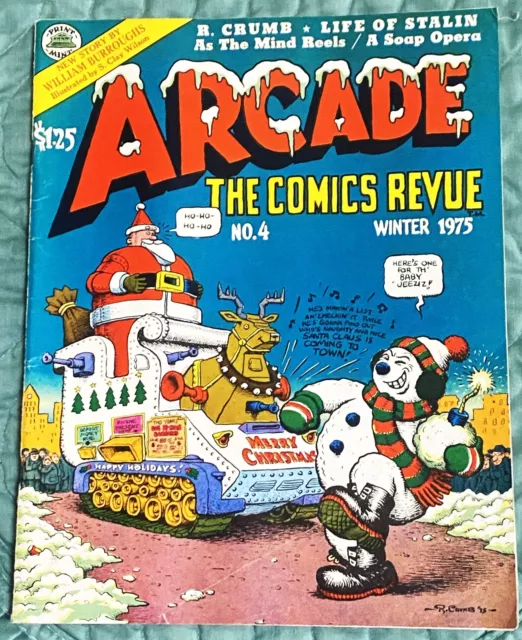 William S Burroughs R Crumb, others / ARCADE THE COMICS REVUE VOL 1 NO 4 1975