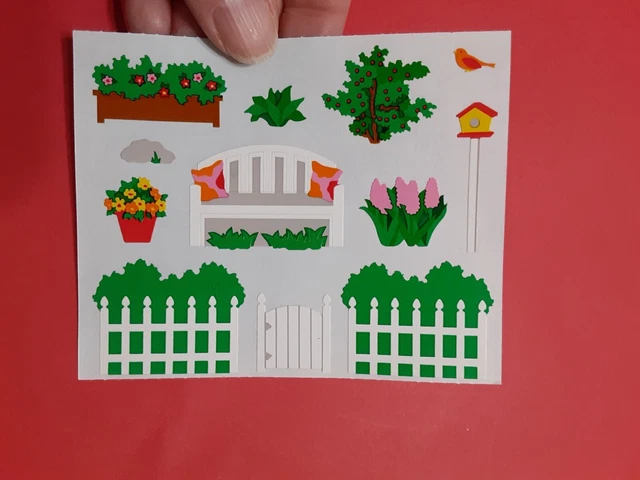 Vintage Mrs.Grossman's garden yard large sticker module