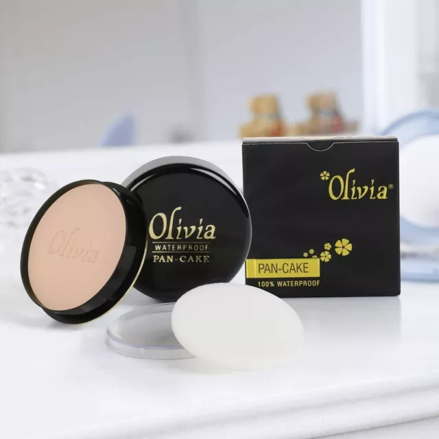 Olivia Pan Cake Waterproof Dark Beige Makeup Concealer Shade No. 20 - 25 Gram