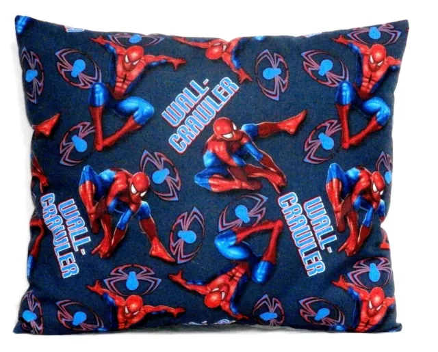 Spider man Toddler Pillow on Navy Blue 100%Cotton SP11-16 New Handmade 2