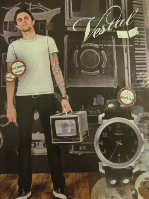 The Locust, Justin Pearson, Vestal Watches,Full Page Promotional Ad