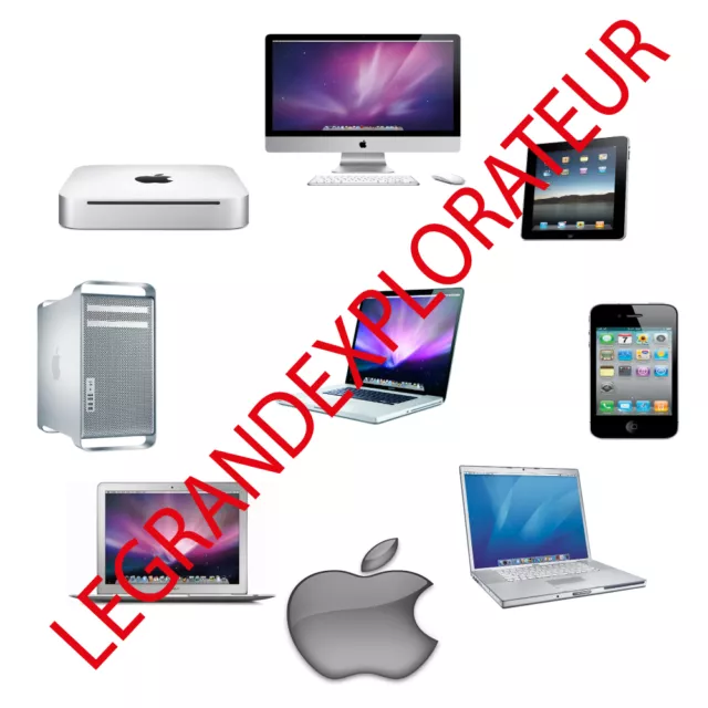 Apple Iphone Ipad Macbook Mac Pro iMac  Service manual    600 Manuals on DVD