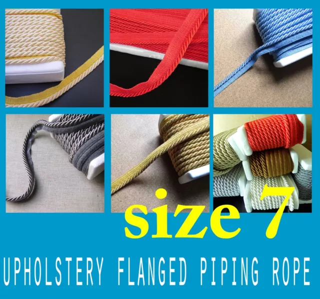7mm Upholstery Piping Flanged Piping Cord Piping for Cushions Piping Sewing