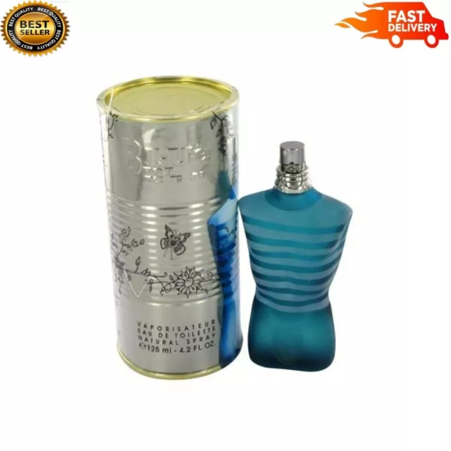 Quality Blue For Men Perfume Eau De Toilette 4.2oz Le Male Jean Paul Gaultier