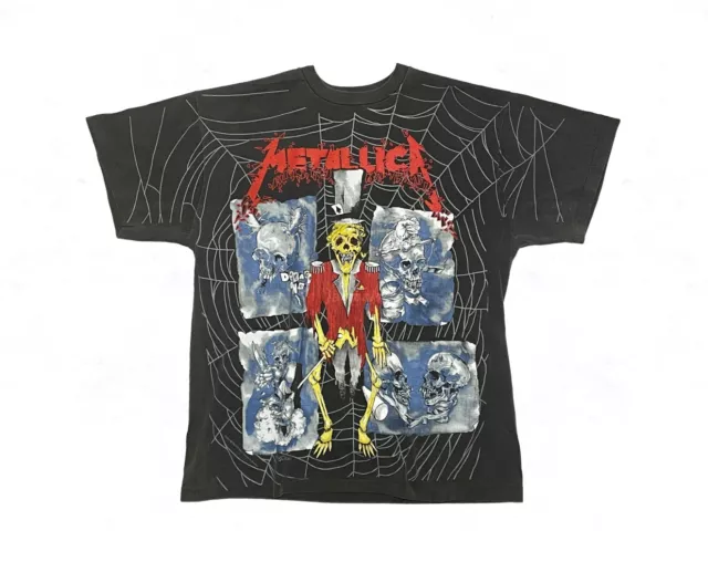 Vintage Metallica "Ringmaster" Pushead AOP  T-Shirt / XL Single-stich Reprint