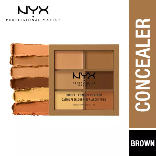 NYX Professional Makeup Conceal, Correct, Contour Palette - (9gm) Free Shipping