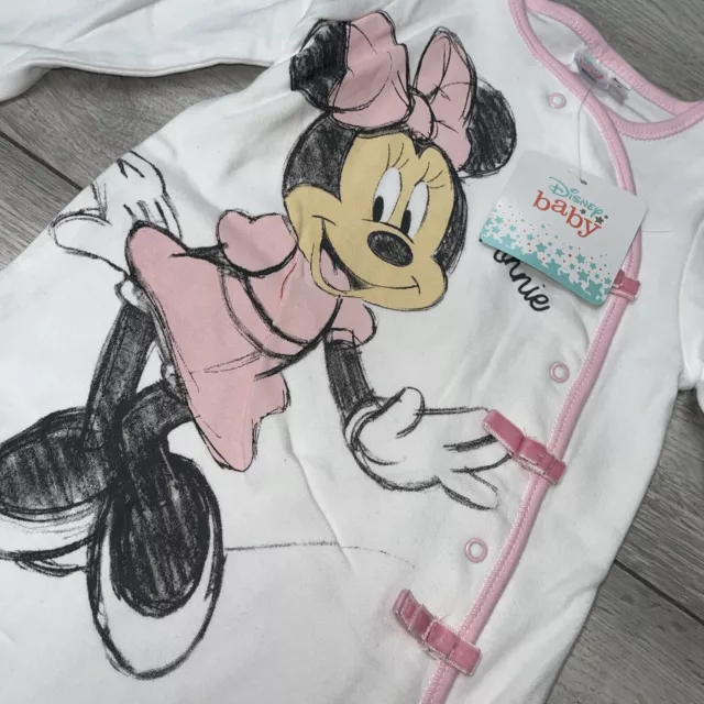 Disney Minnie Mouse One Piece 6-9 Months Baby Grow