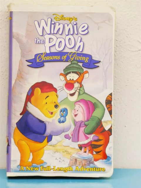 Winnie The Pooh Seasons Of Giving Vhs WINNIE THE POOH Seasons Of Giving Walt Disney Vhs Clamshell £6.42