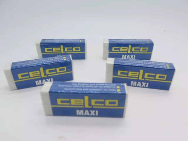 5 x Celco Maxi Eraser Large 56 x 22 x 11mm 0278960*** TRACKED