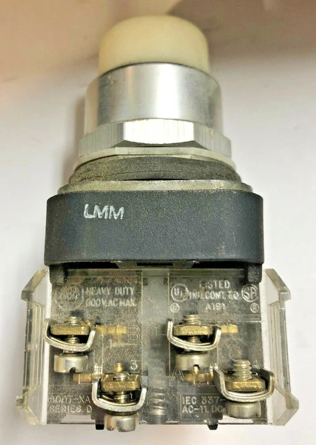 800T-PB16 Allen-Bradley AB  White Illuminated Pushbutton  #8541