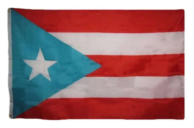 4x6 Light Blue Puerto Rico Poly Premium Quality Flag 4'x6' House Banner Grommets