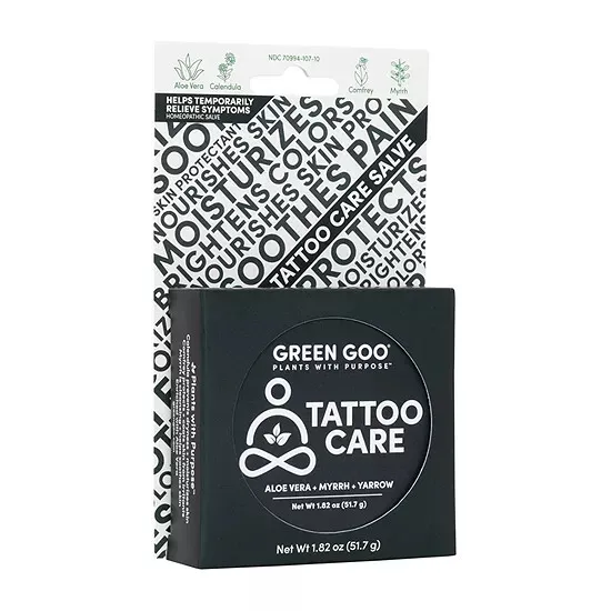 Green Goo  - Tattoo Care Salve - Plant Based - No Artificial Ingredients