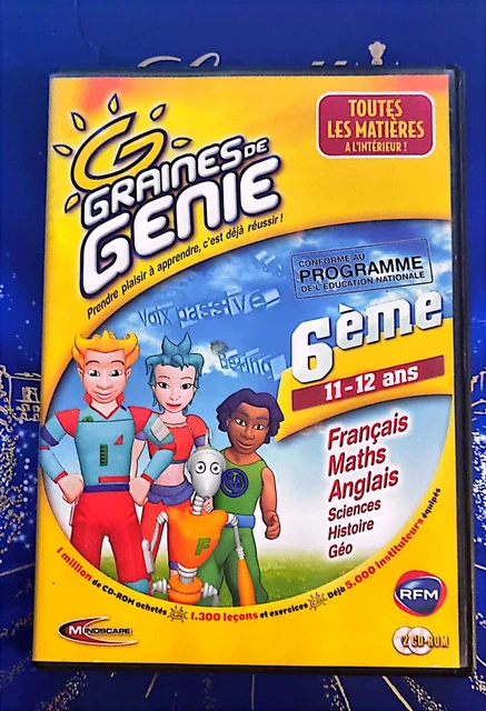 Graines De Génie 4ème – 13/14 Ans – Français/Maths PC – Big Box – État Correct