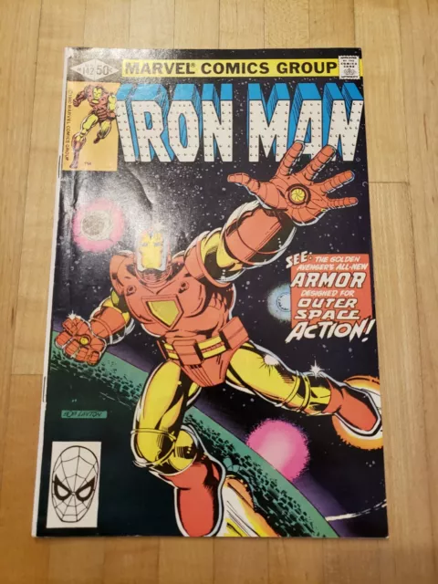Invincible Iron Man #142 1981 Michelinie & Layton Avengers