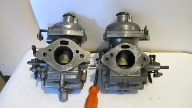 Stromberg CD150 carburetors 2 in good condition for parts/rebuild