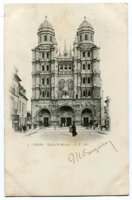 CPA - Carte Postale - France - Dijon - Eglise Saint Michel - 1901 (M8452)