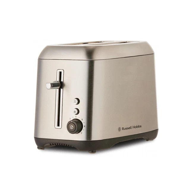 RUSSELL HOBBS CARLTON 2 Slice Toaster Brushed Stainless Steel RHT82BRU