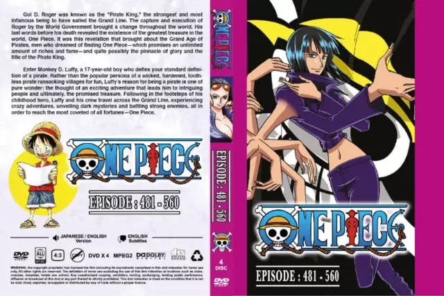 One Piece Eps 801-880. Dual audio. English Dub. English & Chinese Subtitles.