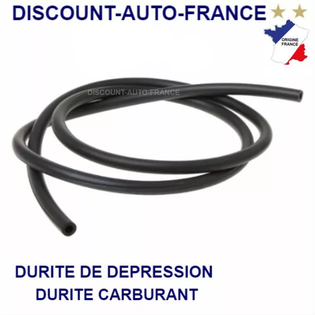 Durite tuyau essence reservoir carburant gazoil  4mm Longueur 1M Couleur Noir