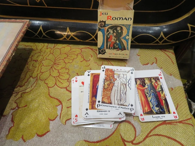 Jeu De Cartes Roman Les Âges De La Vie - 54 Cartes Vitrail XIe-XVe Siècle, éditions Dusserre