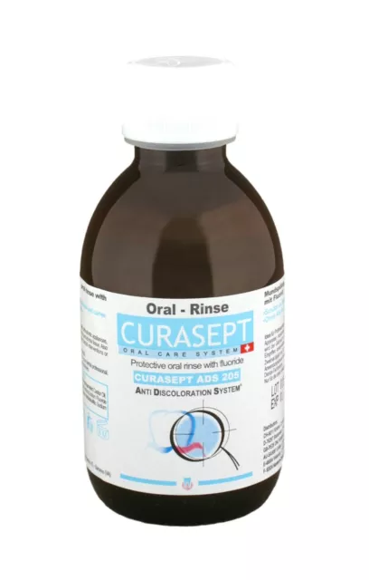 Curasept Wartung Mundwasser 0,05 % 200 ml Mundpflegesystem ADS 205