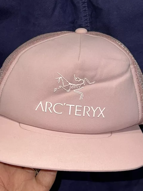Arcteryx Green orange big logo Performance Wicking Adjustable Trucker Hat  Cap 