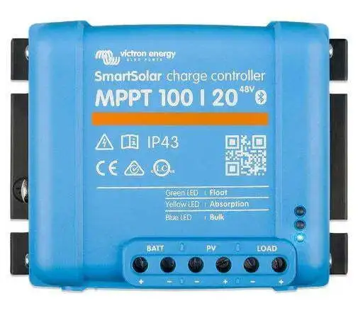 Victron Smart Solar Charge Controller Mppt 100V 20A 48V also Suitable for 12v