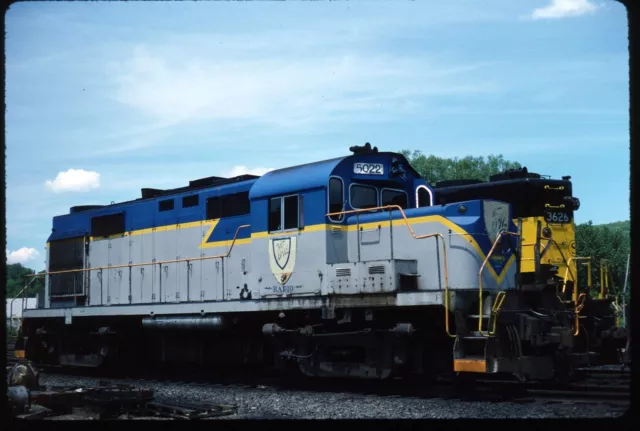 Original Rail Slide - DH Delaware & Hudson 5022 Binghamton NY 5-28-1990