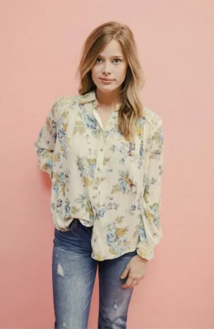 free people button down shirt new Xs