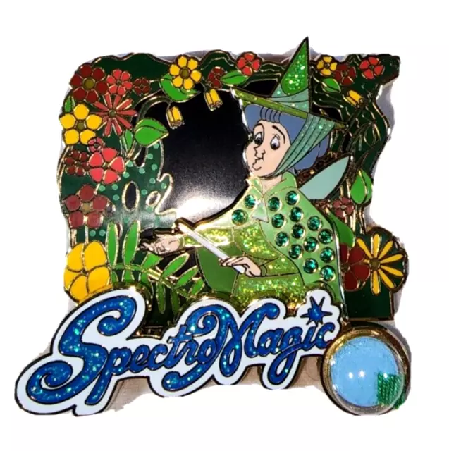 100537 Piece of Disney History 2014 Spectro Magic Fauna LE Green Fairy Pin NOC 3