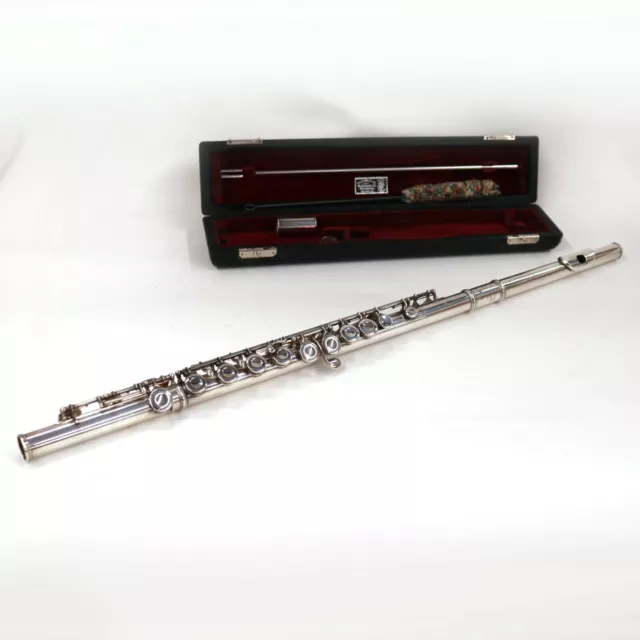 Vintage Wm S Haynes Flute, 1950, Closed Hole Flute, C Foot