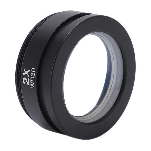 Microscope Accessory 2X Magnifying WD30 Objective Lens For Repairing For