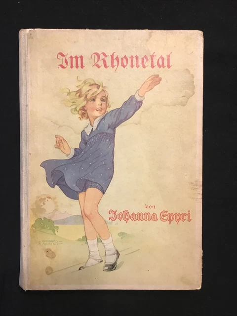antikes kinderbuch „Im Rhonetal“