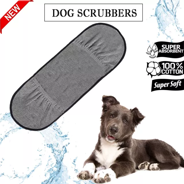 Dog Scrubber Towel Cleaning Bath Super Quick Drying Absorbent Pet Towels Mitts