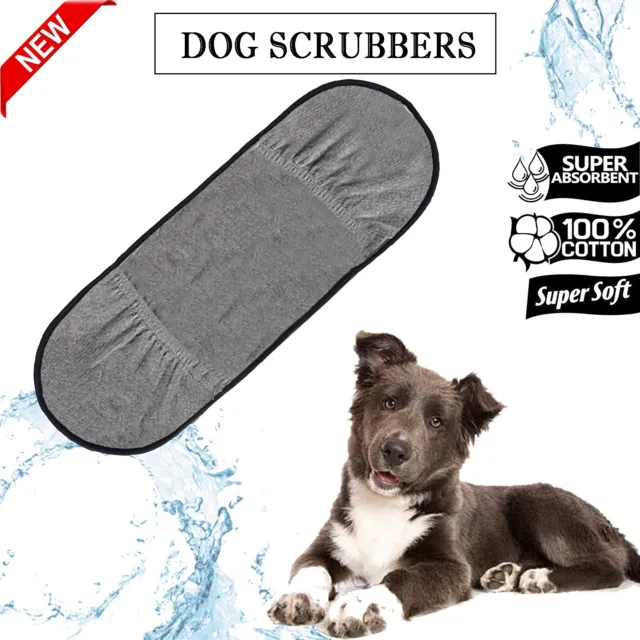Toallas de limpieza de toallas para perros baño secado súper rápido toallas absorbentes para mascotas guantes