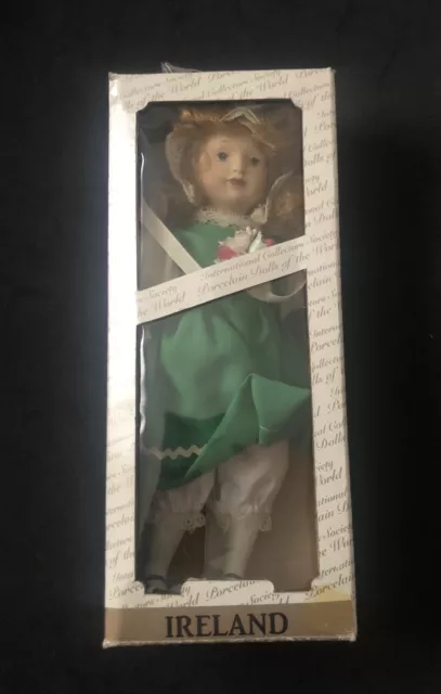 Vintage Porcelain Girl Irish Ireland Figure Figurine International Collectors