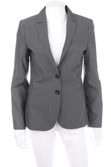Blazer Comma Con Collare Reverse D 34 grigio