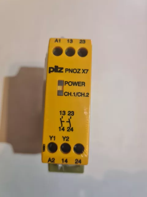 Pilz PNOZ X7 24VACDC 2n/o Single Channel Safety Relay - 774059