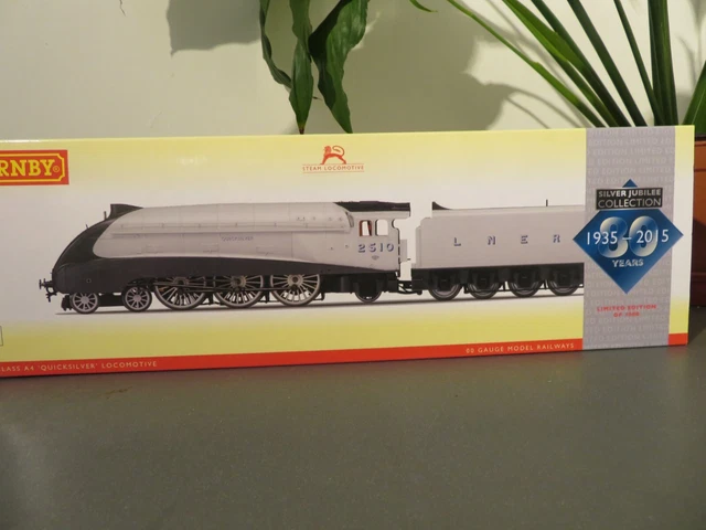 HORNBY R3307 LNER class a4 quicksilver silver jubilee 80th anniversay l ...