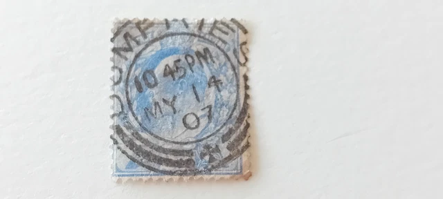 GB KEV11 SG230 2 1/2d Ultramarine Nice Central Dumfries Postmark