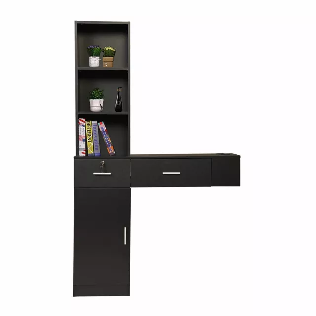 Wall Mount Salon Hair Styling Station Barber Cabinet Salon Beauty Spa Equipment Wall Mount Salon Hair Styling Station Barber Cabinet Salon Beauty Spa Equipment
