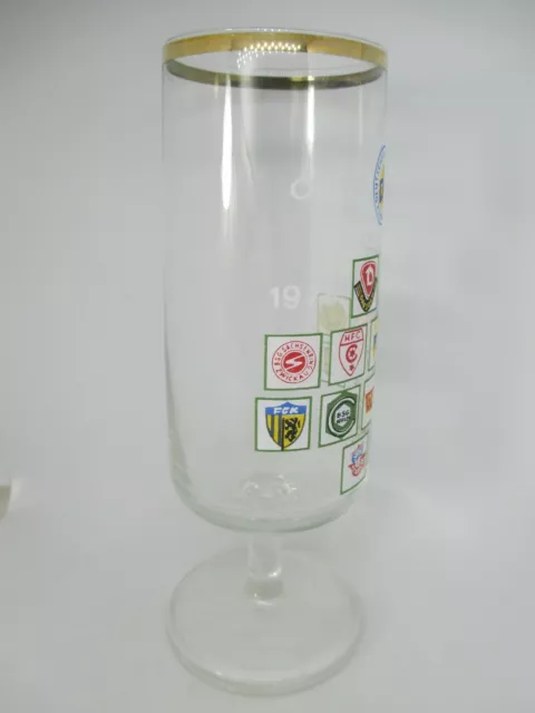 DDR Dfv Fútbol Memorabilia Vaso de Cerveza Oberliga Juego Año 1978/1979 2