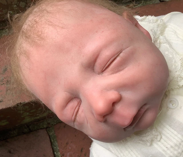 The Ashton-Drake Galleries May God Bless You Baby Grace 15.5" by Tinneke doll