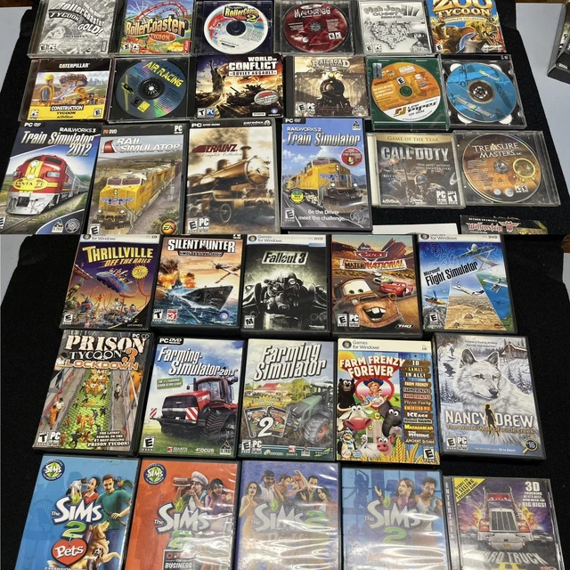 LOT OF 39 rare PC CD-ROM Video games world of warcraft,everquest+++MORE  ☆162F